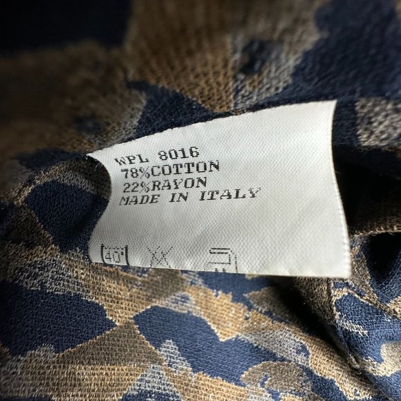 Tuttle Golf Collection Men's long sleeve‎ shirt Medium Made in Italy - Picture 2 of 6